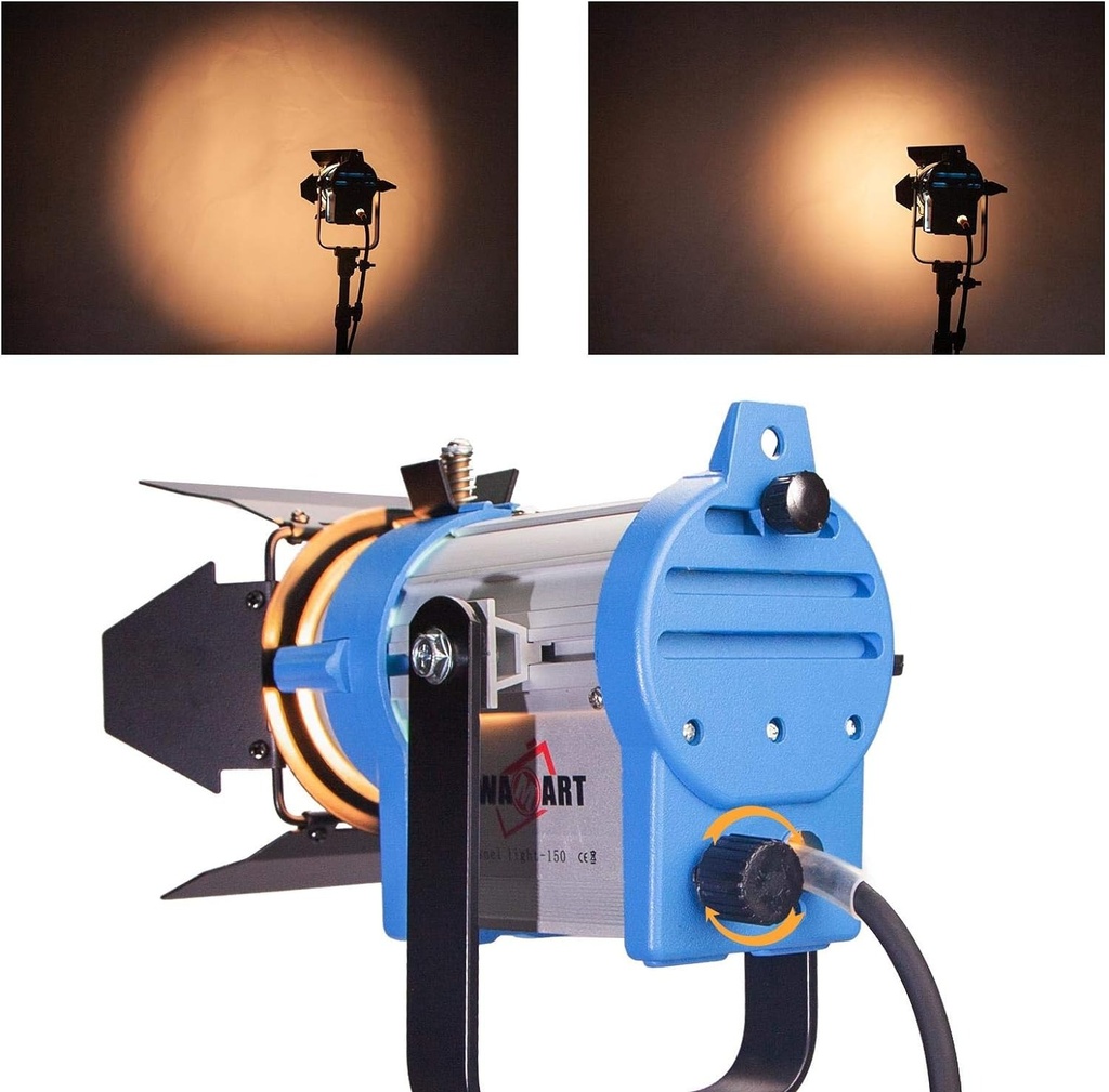 Lumière continue fresnel