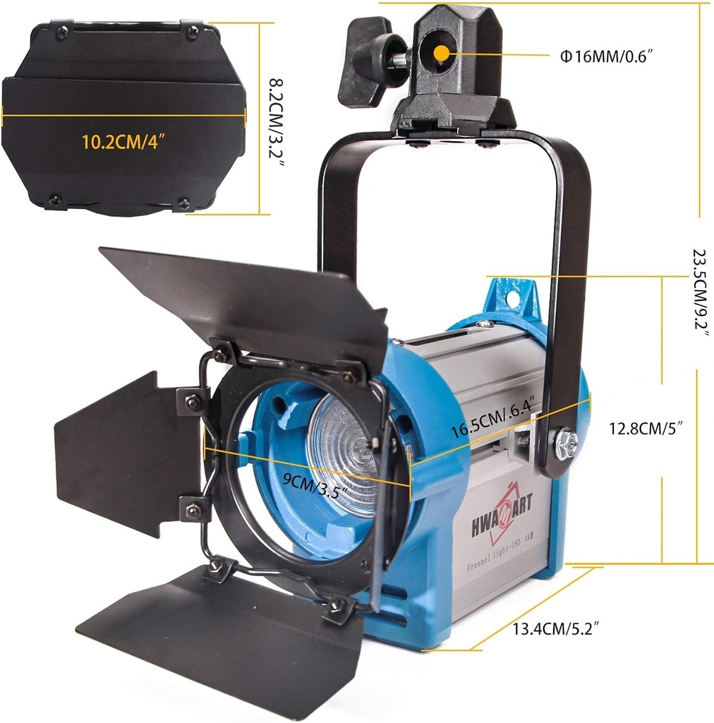 Lumière continue fresnel