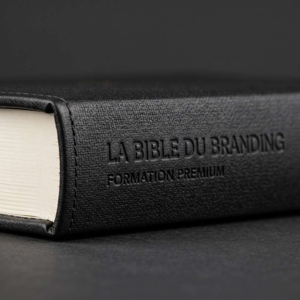 La Bible du Branding — Formation Premium — Détail texture