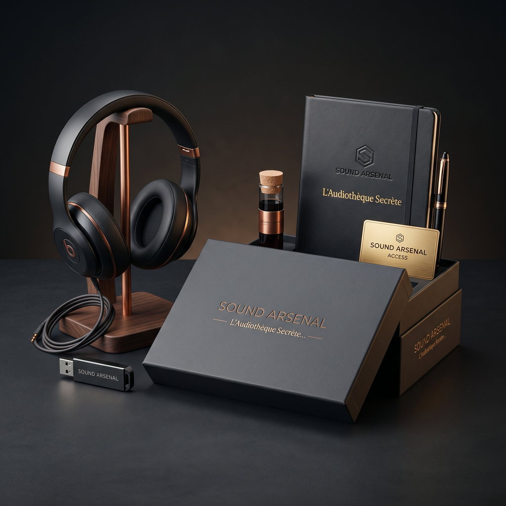Sound Arsenal — L'Audiothèque Secrète des Vidéos q — Vue trois quarts