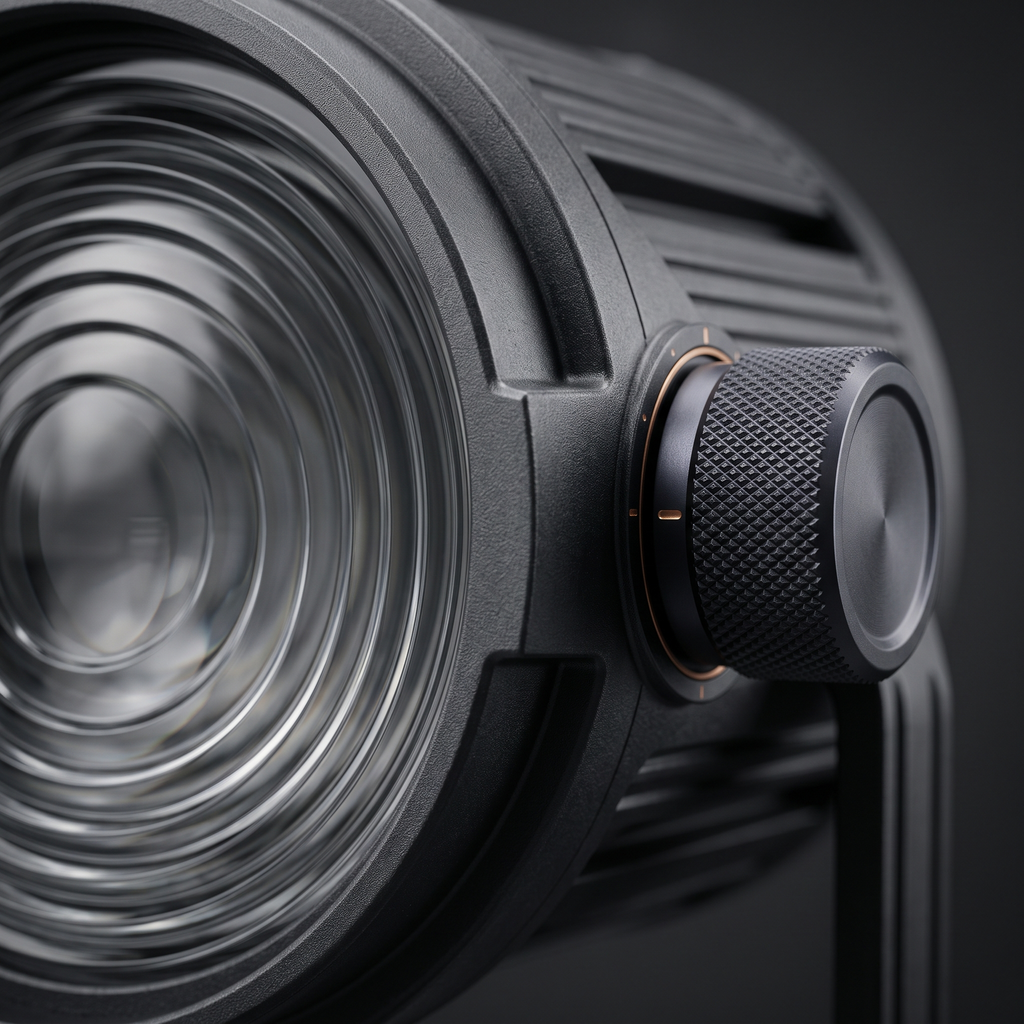 Lumière Fresnel 500w — Détail texture